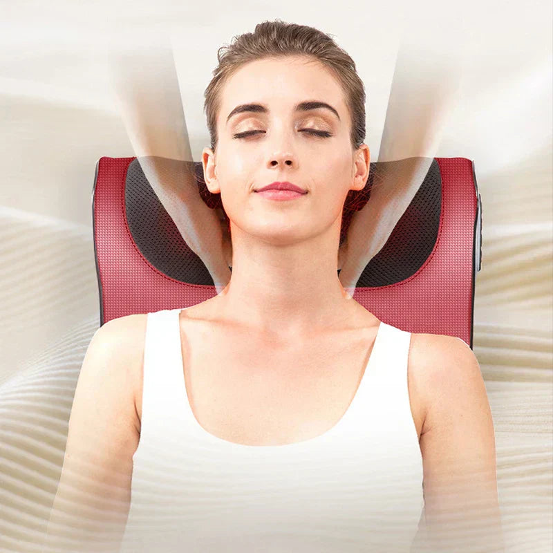 𝘼𝙈𝘼𝙉𝘼𝙃™ Red Pillow Massager – جهاز تدليك الوسادة الحمراء