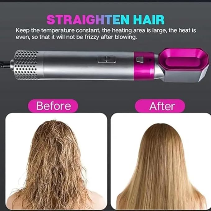 𝘼𝙈𝘼𝙉𝘼𝙃 Hot Hair Brush 5 in 1 – فرشاة الشعر الساخنة 5 في 1