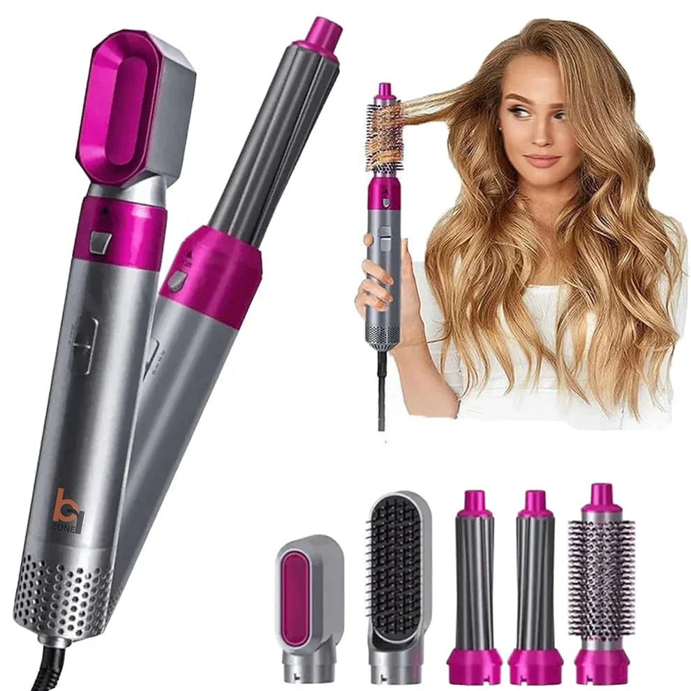 𝘼𝙈𝘼𝙉𝘼𝙃 Hot Hair Brush 5 in 1 – فرشاة الشعر الساخنة 5 في 1