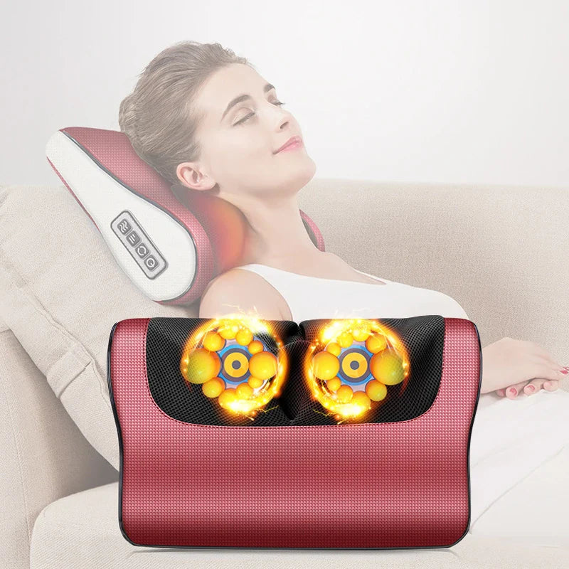 𝘼𝙈𝘼𝙉𝘼𝙃™ Red Pillow Massager – جهاز تدليك الوسادة الحمراء