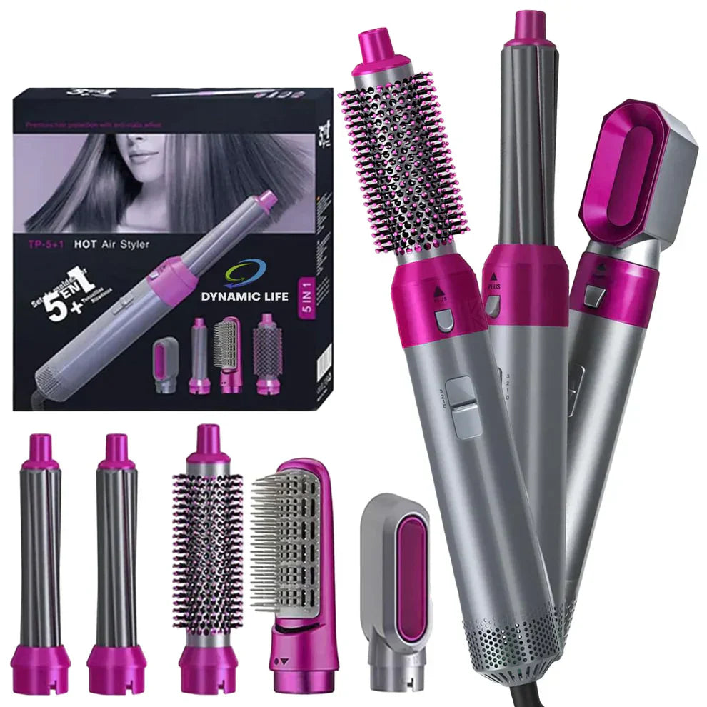 𝘼𝙈𝘼𝙉𝘼𝙃 Hot Hair Brush 5 in 1 – فرشاة الشعر الساخنة 5 في 1