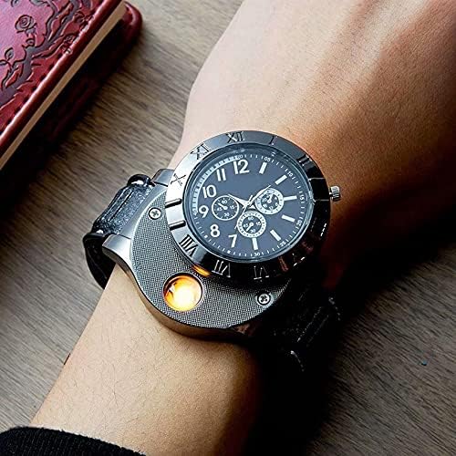 𝘼𝙈𝘼𝙉𝘼𝙃™Men's Military USB Lighter Watch